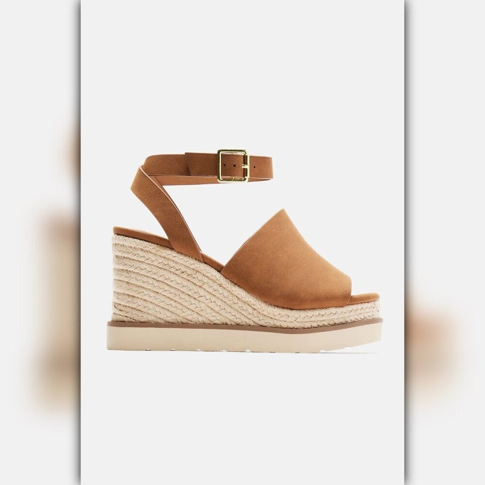 NWT Cloudfeel Hampton Espadrille Wedge Sandal with Ankle Strap - Picture 3 of 5